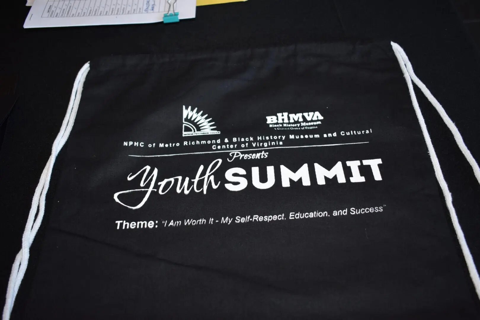 Youth Summit drawstring bag