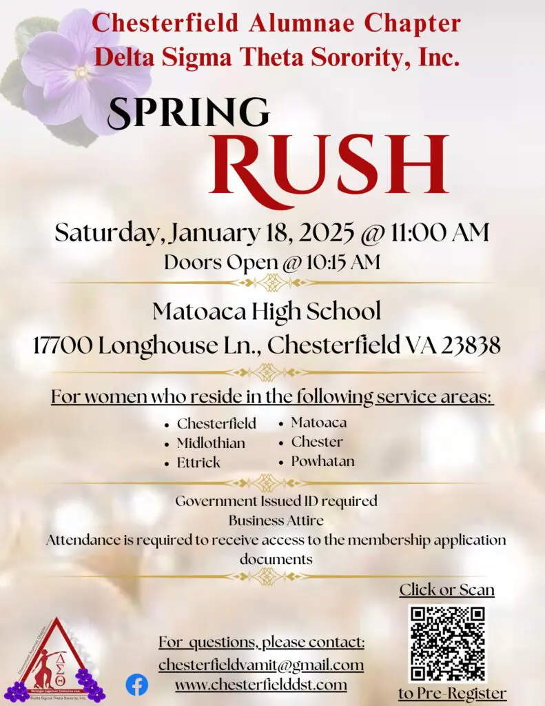 Spring 2025 Rush Flyer